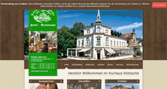 Desktop Screenshot of hotel-kurhaus.de