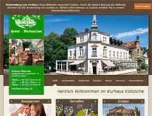 Tablet Screenshot of hotel-kurhaus.de